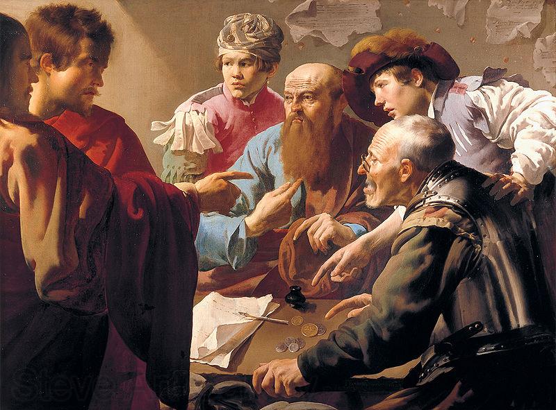 Hendrick ter Brugghen The Calling of St. Matthew Spain oil painting art